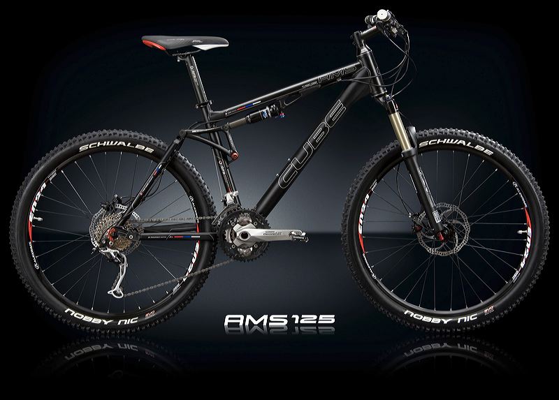 CUBE AMS 125 BLACK ANODIZED